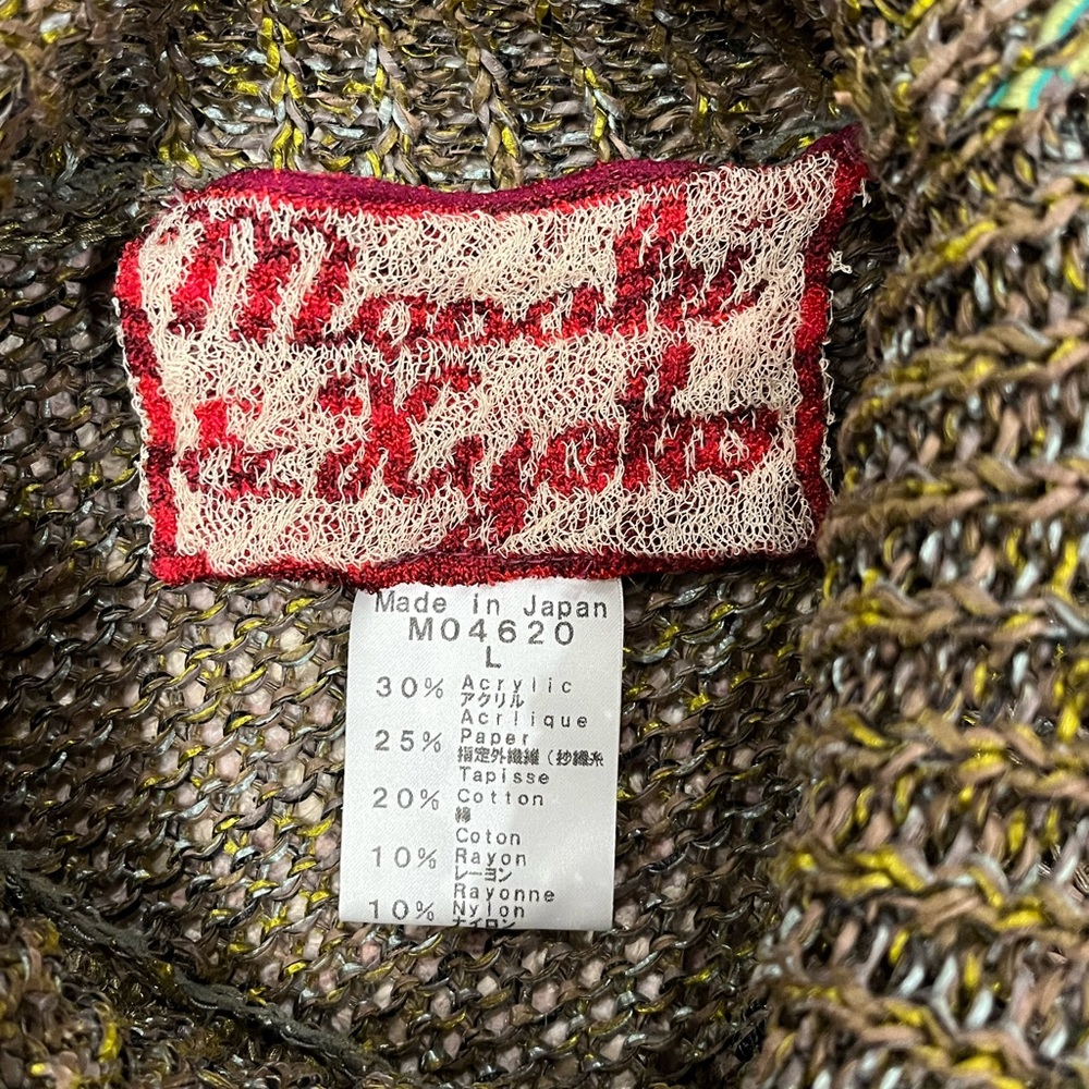 Masaki Kyoko Japanese Handwoven sweater - Picture 4 of 10